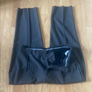 Giorgio Armani men’s pleated front charcoal, gray Dress Pants size 40